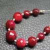 Natural Red Ruby Faceted Round Cut Beads 9 Beads and Size 6-9mm approx. Top Quality Rubies ~ Blood Red Color 